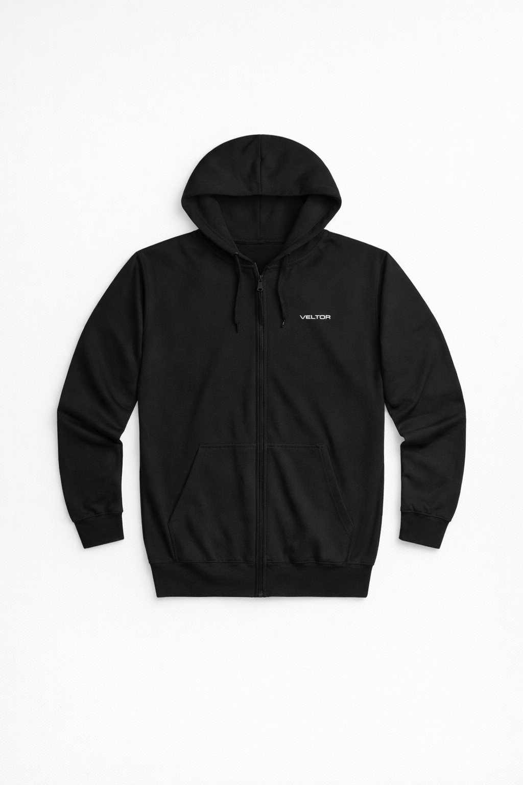 VELTOR Unisex Zip Hoodie – Minimal Design | Premium Streetwear