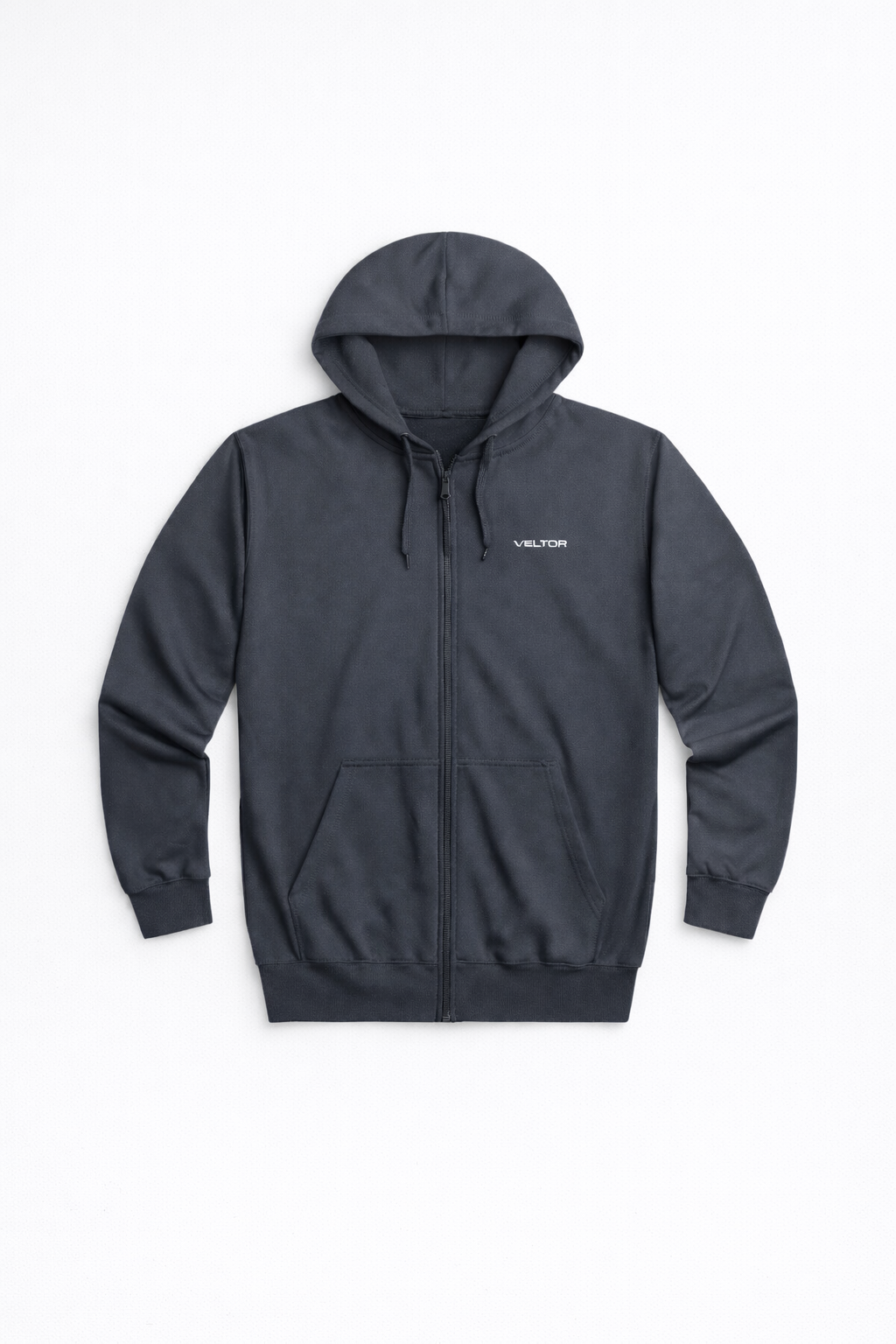 VELTOR Unisex Zip Hoodie – Minimal Design | Premium Streetwear