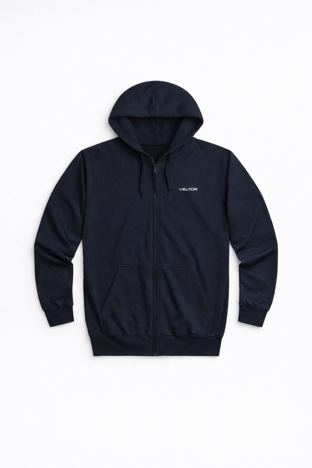 VELTOR Unisex Zip Hoodie – Minimal Design | Premium Streetwear
